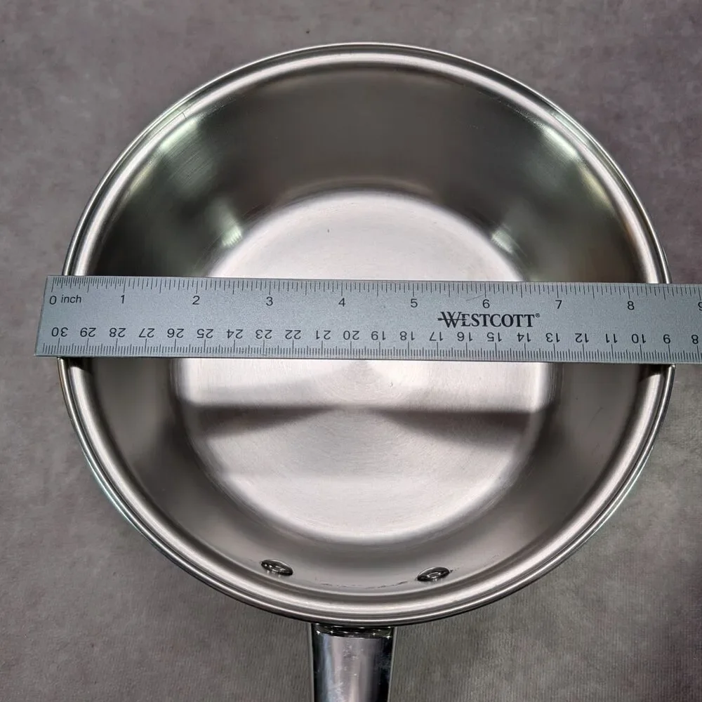 Tramontina 18/10 Stainless Steel Cookware Set 2 Qt Saucepan Skillet Frying Pan